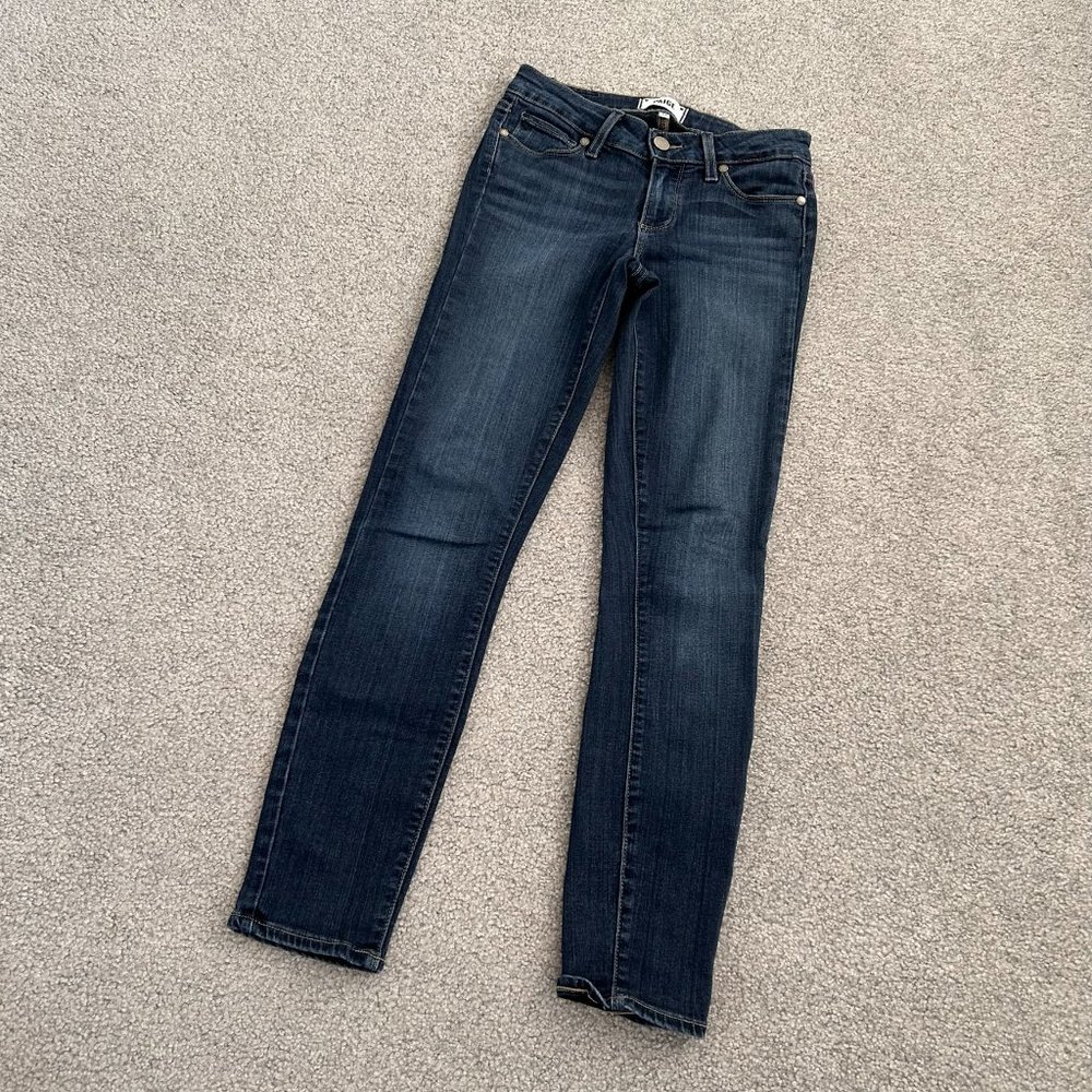 - Paige Verdugo Ankle Stretchy Skinny Blue Jeans Size 24   - Z731